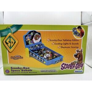 VINTAGE SCOOBY DOO SPACE ROBOTS ELECTRONIC PINBALL MACHINE FUNRISE 2004